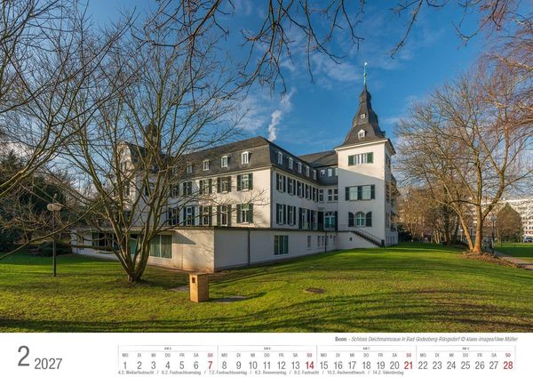 Produktbild: Bonn 2027 Bildkalender A3 quer, spiralgebunden