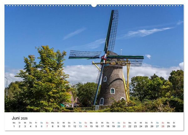 Produktbild: Seeland - Impressionen aus dem S&uuml;dwesten der Niederlande (hochwertiger Premium Wandkalender 2026 DIN A2 quer), Kunstdruck in Hochglanz