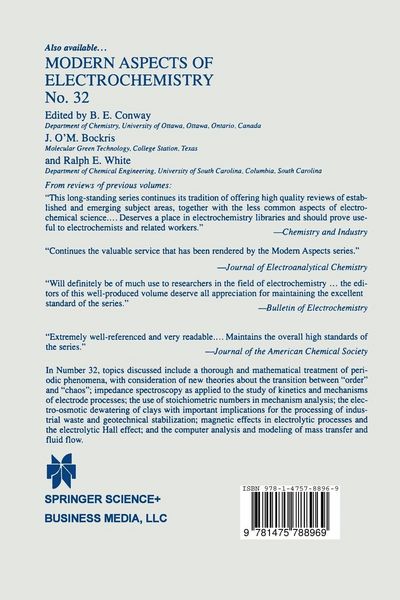 Produktbild: Modern Aspects of Electrochemistry