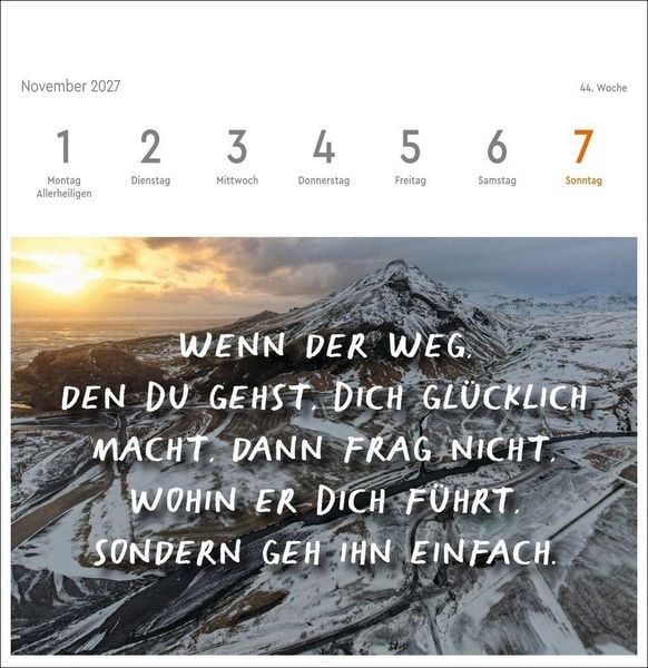 Produktbild: Visual Statements Premium-Postkartenkalender 2027