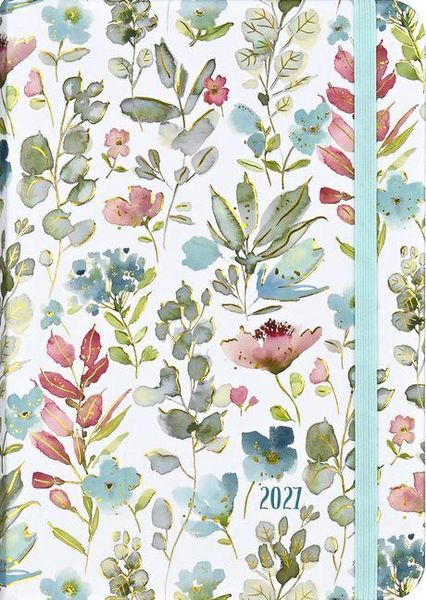 Produktbild: 2027 Floral Watercolor Weekly Planner (16 Months, Sept 2026 to Dec 2027)