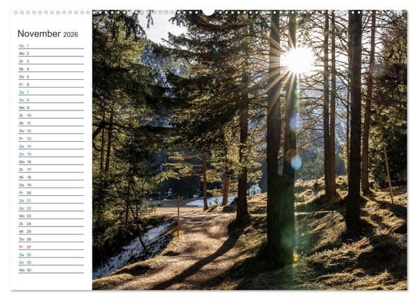 Produktbild: Faszination Alpen (Wandkalender 2026 DIN A2 quer), CALVENDO Monatskalender