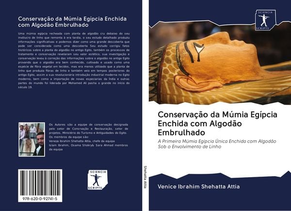 Produktbild: Conserva&ccedil;&atilde;o da M&uacute;mia Eg&iacute;pcia Enchida com Algod&atilde;o Embrulhado