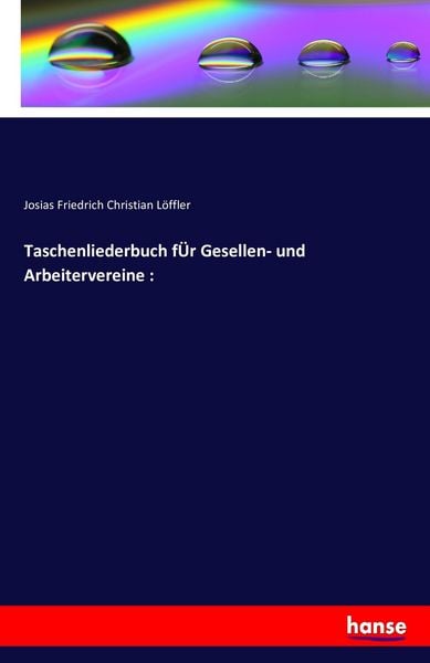 Produktbild: Taschenliederbuch f&Uuml;r Gesellen- und Arbeitervereine :