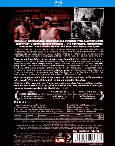 Produktbild: Lohn der Angst (Filmjuwelen)
