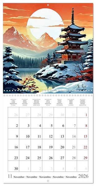 Produktbild: China - Magical Landscapes (Wall Calendar 2026 12 &times; 12 Inch) CALVENDO 12 Month Wall Calendar