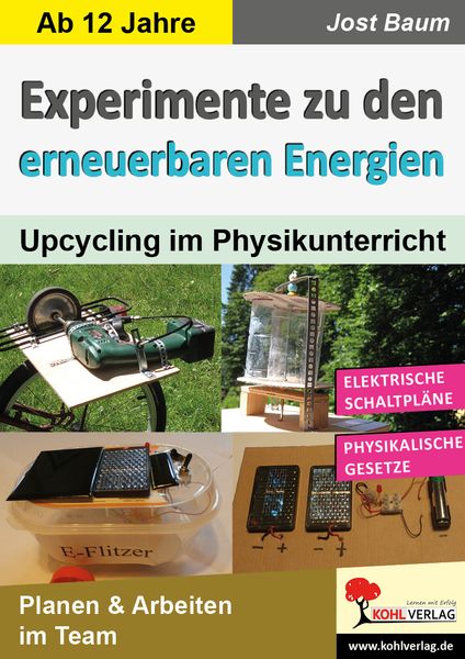 Produktbild: Experimente zu den erneuerbaren Energien