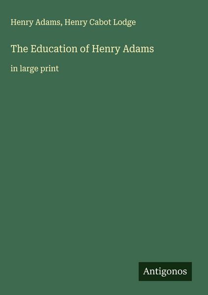 Produktbild: The Education of Henry Adams