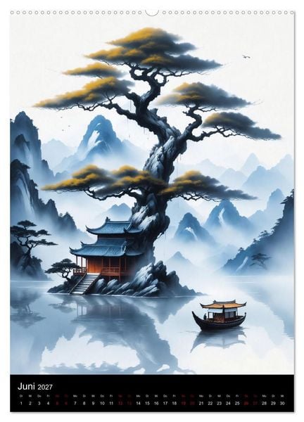 Produktbild: Asiatische Inspiration Fern&ouml;stlicher Art - Helle Werke (Wandkalender 2027 DIN A2 hoch), CALVENDO Monatskalender