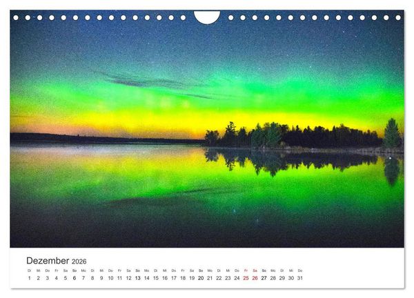 Produktbild: Nordlichter - ein beeindruckendes Schauspiel. (Wandkalender 2026 DIN A4 quer), CALVENDO Monatskalender
