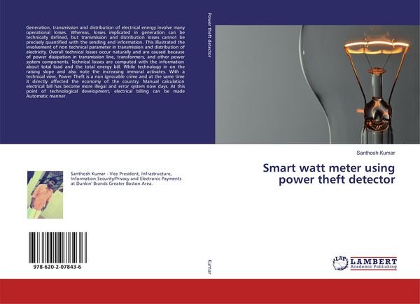 Produktbild: Smart watt meter using power theft detector