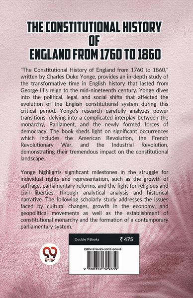 Produktbild: The Constitutional History of England from 1760 to 1860