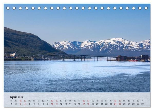 Produktbild: Norwegen Wo die Natur Geschichten erz&auml;hlt (Tischkalender 2027 DIN A5 quer), CALVENDO Monatskalender