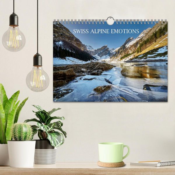 Produktbild: SWISS APLINE EMOTIONS (Wall Calendar 2026 DIN A4 landscape), CALVENDO 12 Month Wall Calendar