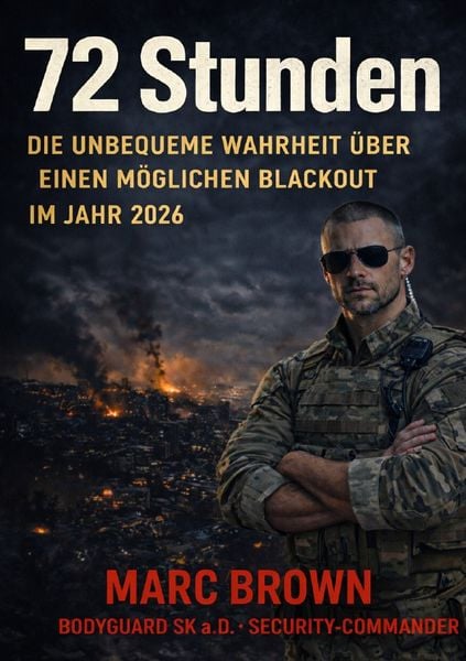 Produktbild: Krisenvorsorge Marc Brown / 72 Stunden &ndash; Die unbequeme Wahrheit &uuml;ber einen m&ouml;glichen Blackout im Jahr 2026