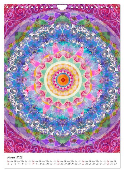 Produktbild: MANDALA COMPOSITIONS (Wall Calendar 2026 DIN A4 portrait), CALVENDO 12 Month Wall Calendar