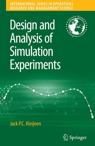 Produktbild: Design and Analysis of Simulation Experiments