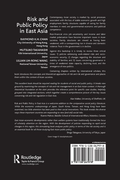 Produktbild: Risk and Public Policy in East Asia