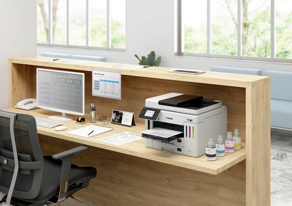 Produktbild: Canon MAXIFY GX7150 Multifunktionsdrucker Tintenstrahl Farbe A4 Drucker, Scanner, Kopierer Duplex, USB, WLAN, LAN