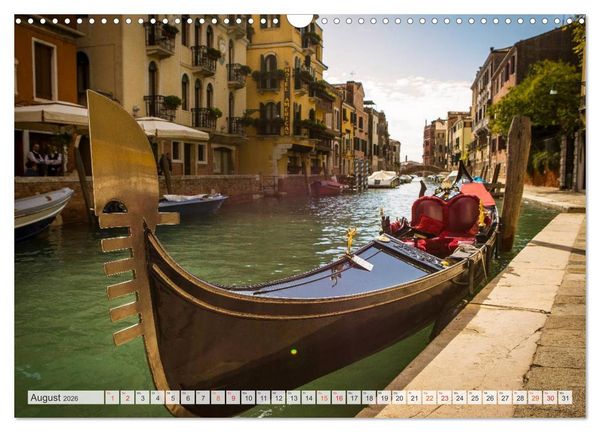 Produktbild: Wundervolles Venedig (Wandkalender 2026 DIN A3 quer), CALVENDO Monatskalender