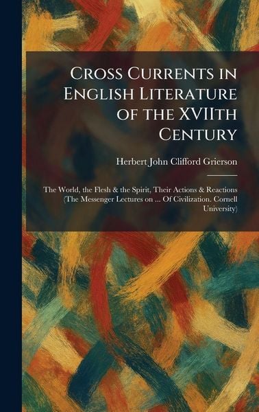 Produktbild: Cross Currents in English Literature of the XVIIth Century
