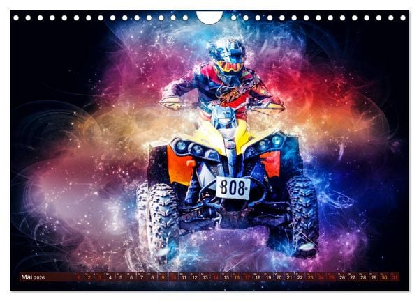 Produktbild: Quad grenzenlos (Wandkalender 2026 DIN A4 quer), CALVENDO Monatskalender