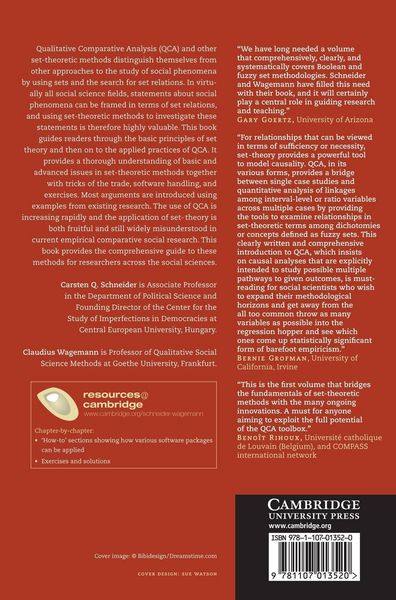 Produktbild: Set-Theoretic Methods for the Social Sciences