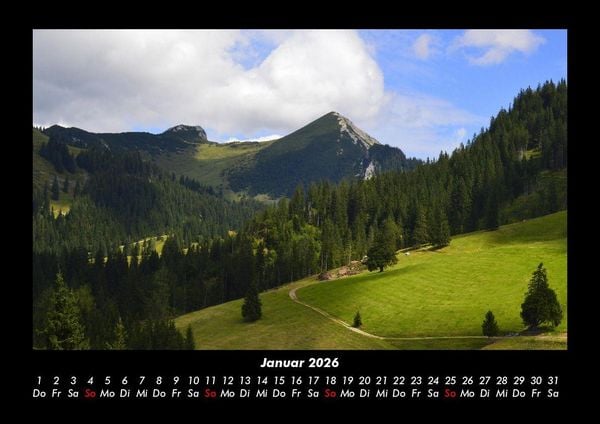 Produktbild: Berge 2026 Fotokalender DIN A3