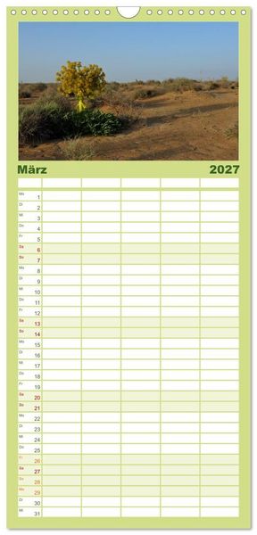 Produktbild: Familienplaner 2027 - Usbekistan, Perlen der Seidenstra&szlig;e mit 5 Spalten (Wandkalender, 21 x 45 cm) CALVENDO
