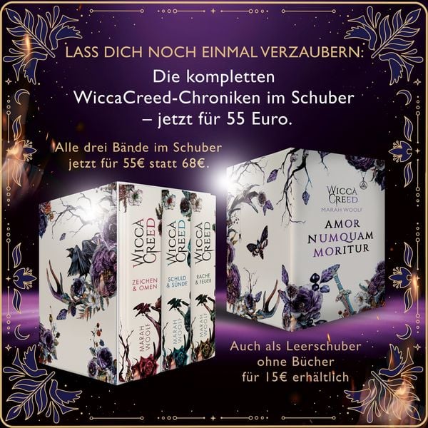 Produktbild: Schuber der WiccaCreed-Chroniken