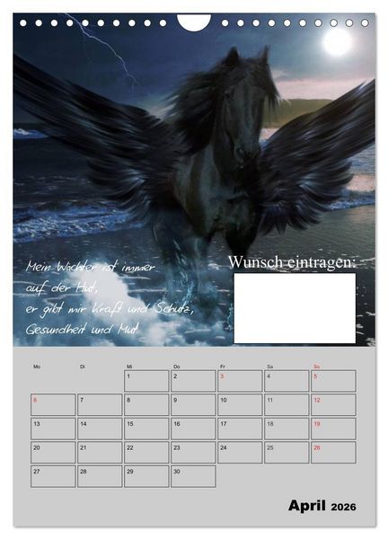 Produktbild: Wunsch- und Zauberkalender (Wandkalender 2026 DIN A4 hoch), CALVENDO Monatskalender