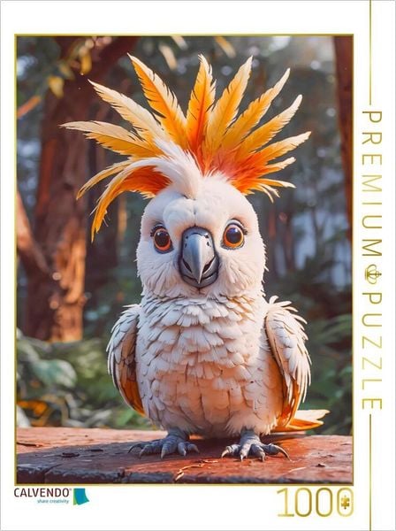 Produktbild: CALVENDO Puzzle Der Kakadu aus Australien | 1000 Teile Lege-Gr&ouml;&szlig;e 64x48cm Foto-Puzzle f&uuml;r gl&uuml;ckliche Stunden