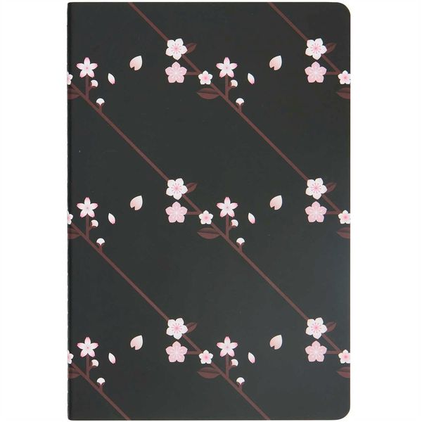 Produktbild: Notizb&uuml;cher Sakura Sakura, rosa/schwarz MIX