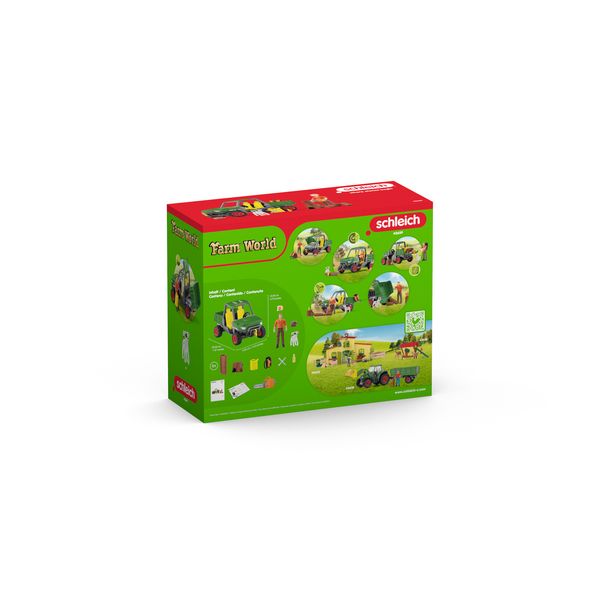 Produktbild: schleich&reg; Farm World Waldbauer mit Fahrzeug