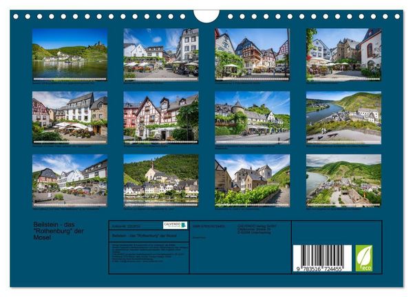 Produktbild: Beilstein - das "Rothenburg" der Mosel (Wandkalender 2026 DIN A4 quer), CALVENDO Monatskalender
