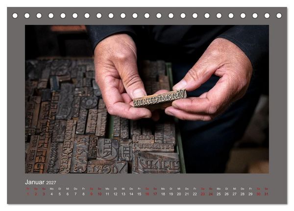 Produktbild: Auf Guttenbergs Spuren (Tischkalender 2027 DIN A5 quer), CALVENDO Monatskalender