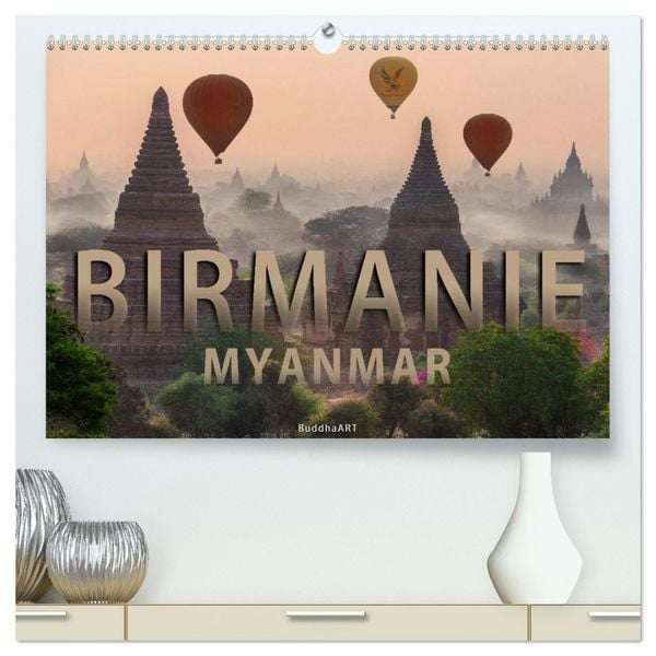 Produktbild: BIRMANIE MYANMAR (Calendrier mural 2026 DIN A2 vertical) calendrier de bureau