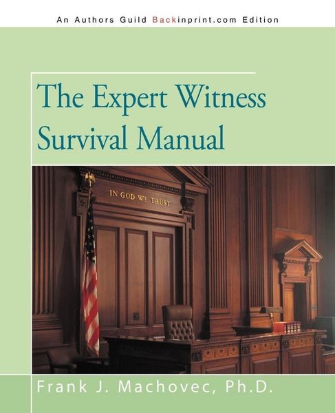 Produktbild: The Expert Witness Survival Manual