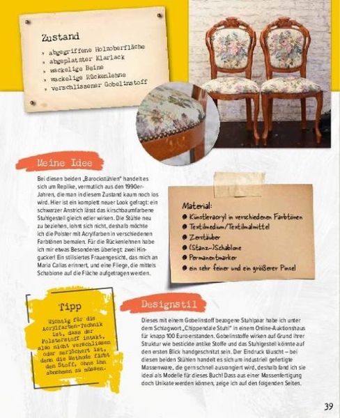 Produktbild: St&uuml;hle - M&ouml;bel reparieren, umgestalten, upcyclen