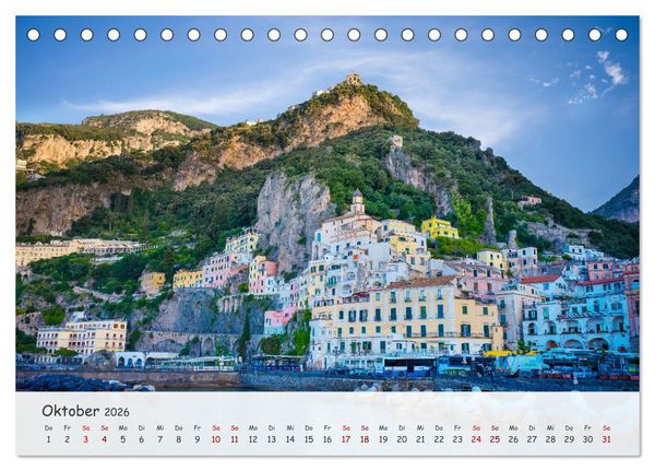 Produktbild: Italien - zwischen Dolomiten und Amalfik&uuml;ste (Tischkalender 2026 DIN A5 quer), CALVENDO Monatskalender