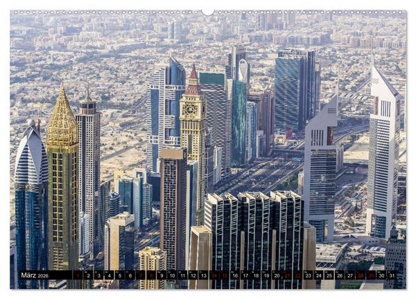 Produktbild: Dubai Highlights (Wandkalender 2026 DIN A2 quer), CALVENDO Monatskalender