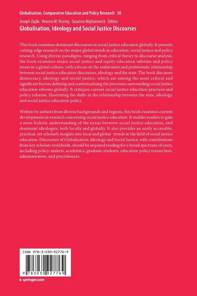 Produktbild: Globalisation, Ideology and Social Justice Discourses