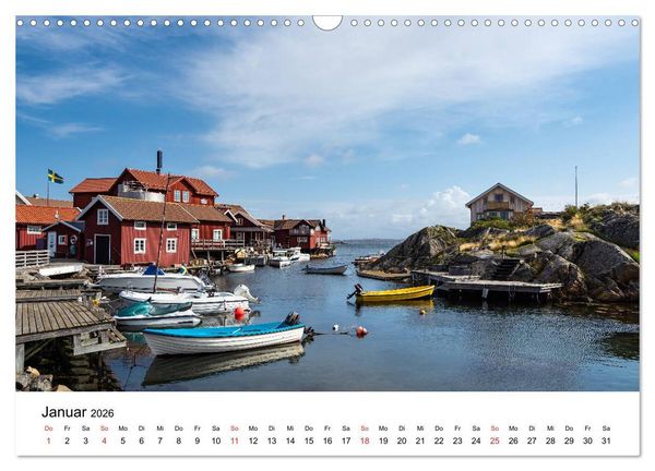 Produktbild: Westk&uuml;ste in Schweden (Wandkalender 2026 DIN A3 quer), CALVENDO Monatskalender