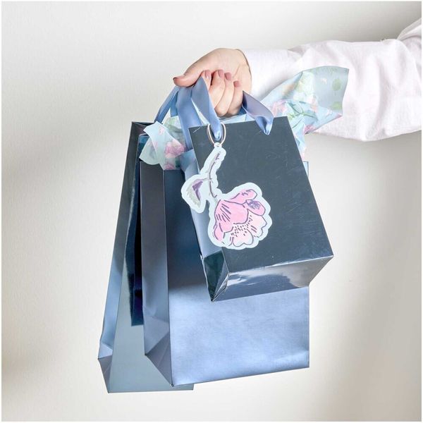Produktbild: Geschenkt&uuml;te Metallic Blau, M,