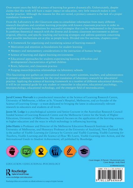 Produktbild: From the Laboratory to the Classroom