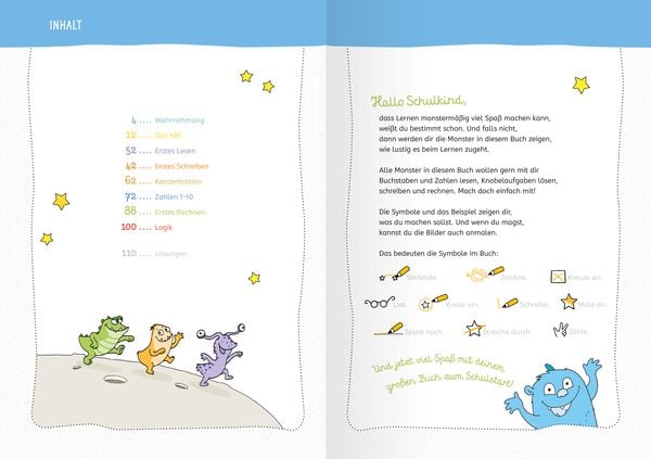 Produktbild: Lernen Lachen Selbermachen - Mein gro&szlig;es Buch zum Schulstart: Lesen, Schreiben, Rechnen