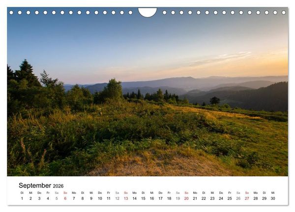 Produktbild: Naturerlebnis Nordschwarzwald (Wandkalender 2026 DIN A4 quer), CALVENDO Monatskalender