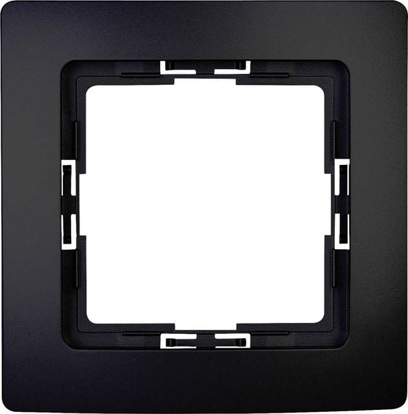 Kopp Rahmen Abdeckung Paris Schwarz (matt) 308450066 1St.