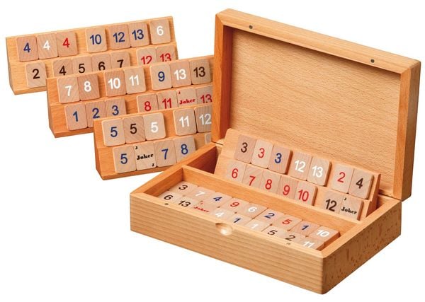 Produktbild: Philos 3608 - Rummy, Holzkassette mit Magnetverschluss