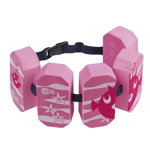 BECO Schwimmgürtel 5Pads Sealife pink, 2 - 6 Jahre